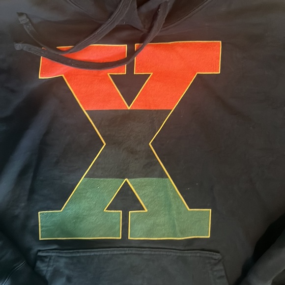 Vintage Malcom X Hoodie Mens Size XL - Picture 2 of 4